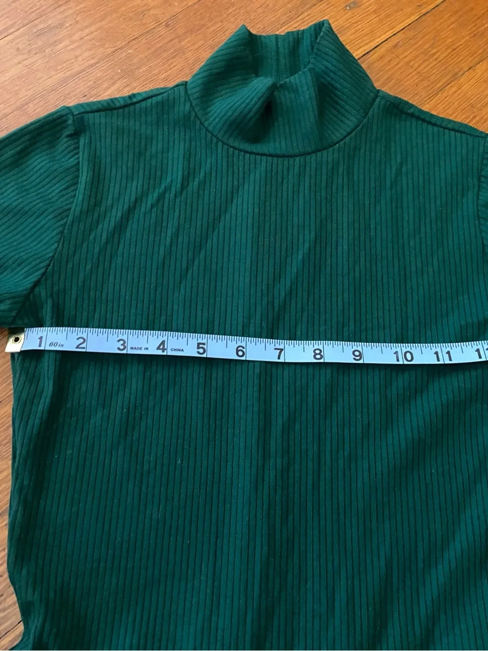 Reformation Maya Long-Sleeve Knit Mini Dress in Deep Hunter Green - Picture 5 of 9